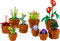 LEGO Icons (10329) - Botanicals Miniplantjes - 9 modelplanten - Terracottakleurig