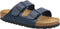 Birkenstock Arizona BF Regular - Heren Slippers - Verstelbare bandjes - Blauw - Maat 43