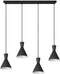 RL LIVE YOUR LIGHT Enzo - Hanglamp - 4 lichtpunten - Zwart