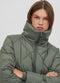 Vila Viadaya - Jas - Halflang met rits en hoge kraag - Laurel Wreath Dames Maat 34