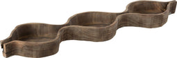 J-Line decoratie schaal 3 Vakken - hout - naturel