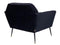 Dutchbone Kate - Fauteuil - Lounge Chair - Comfortabel - Deep Blue - 80x75x85 cm