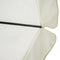 vidaXL - Parasol - met - aluminium - paal - 600 - cm - taupe
