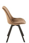 Jline Chair Helene Metal/textile Brown