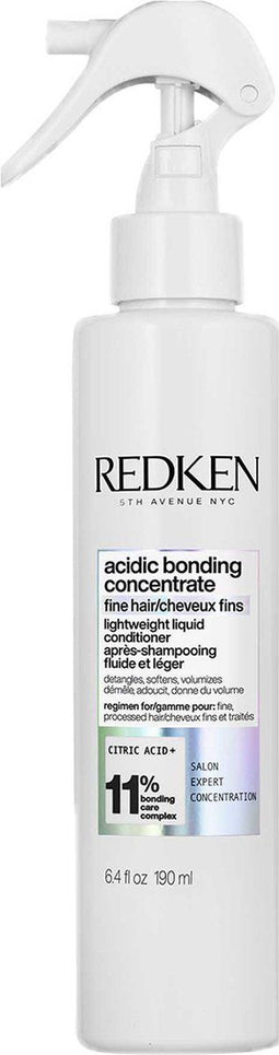 Redken Acidic Bonding Concentrate Lightweight Conditioner - Herstelt fijn en dun beschadigd haar – 190ml