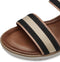 Tamaris Essentials - Dames Sandalen - Hakhoogte 4,5 cm - Zwart Comb - Maat 36