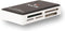 NGS Multireader Pro - Geheugenkaartlezer - USB 2.0 - 480 Mbit/s - Wit