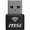 MSI AX1800 Nano - WiFi USB Adapter - 1201 Mbit/s Dual-band (2.4 GHz / 5 GHz)