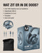 Fresh 'n Rebel Clam2 ANC - Draadloze Over-Ear Koptelefoon - ANC - Duikblauw