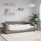 vidaXL - Slaapbank - 100x200 - cm - stof - taupe