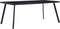 vidaXL - Eettafel - 160x80x75 - cm - gehard - glas - zwart