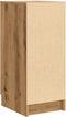 vidaXL - Schoenenkast - 29,5x35x70 - cm - bewerkt - hout - artisanaal - eikenkleur