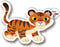 Clementoni - Puzzel - My First Puzzle - Wild Animals - 14 Stukjes - Puzzel Voor Kinderen - Vanaf 2 Jaar