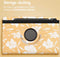 imoshion Tablet Hoes - Geschikt voor Samsung Galaxy Tab S9 11.0 inch FE - 360° Draaibare Design Bookcase 2.0 - Yellow Flowers