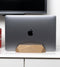 Oakywood Laptop Dock - Massief Eiken - Echt Hout Verticale MacBook/Laptop Standaard - Clean Desk Design