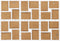 vidaXL - Fotolijst - voor - 24x(13x18 - cm) - foto - MDF - wit