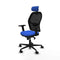 Jorquera Piqueras y Crespo 2D036N2 - Bureaustoel met hoofdsteun - Verstelbare hoogte - Blauw