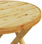 vidaXL - Tuintafel - inklapbaar - Ø - 45x45 - cm - bamboe