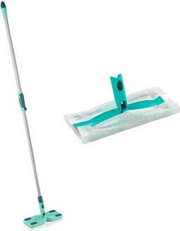 Leifheit Clean & Away S Vloerwisser - met Telescoopsteel - incl. 5 Doeken 26x80-130 cm