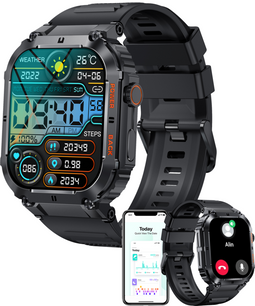 Denver SWC-191B - Smartwatch - Bellen vanaf horloge - Zwart