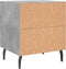 vidaXL - Nachtkastje - 40x35x47,5 - cm - bewerkt - hout - betongrijs