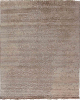 Damask AL-2 B-34-B-33 Vloerkleed - 300x400 - Rechthoek - Laagpolig,Vintage Tapijt - Klassiek - Beige