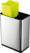 Durable Sensor NO Touch Duo 2x20L afvalbak, roestvrij staal, zilver, 40 liter