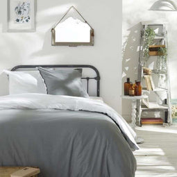 Dekbedovertrek - TODAY - CHARME - 57 thread count katoen - Lichtgrijs x Dune Constance - 260 x 24...
