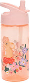 BEAU by Bo Petit Monkey Bentobox + Drinkfles Animals Picnic Back to School set - Roze