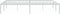 vidaXL - Bedframe - metaal - wit - 140x190 - cm