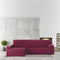 Hoes voor chaise longue met lange armleuning links Eysa BRONX Bordeaux 170 x 110 x 310 cm