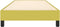 vidaXL - Bedframe - stof - groen - 80x200 - cm