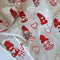 Dekor Kerst Tafelkleed - Kerstgnome Print - 45 x 140 cm