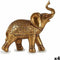 Decoratieve figuren Olifant Gouden 27,5 x 27 x 11 cm (4 Stuks)