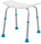 Atlantis Contour douchekruk - Aluminium - Hoogte instelbaar - Wit