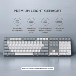 Satechi SM3 Slim mechanisch backlit keyboard / toetsenbord - Wit
