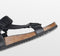 PS Poelman Amon - Dames Faux PU Sandalen met Klittenband - Zwart - Maat 37