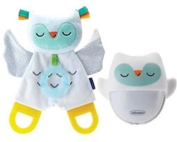 Infantino - 302036 - Nachtlampje en pluche uil - Wit