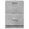 vidaXL - Wastafelkast - 40x37x59 - cm - bewerkt - hout - betongrijs