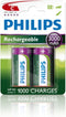 Philips R14B2A300/10 - Oplaadbare Batterij C - 3000 mAh - (12 stuks)