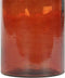 Vaas DKD Home Decor 25 x 25 x 75 cm Touw Terra cotta Gehard glas