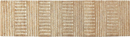 KAMBERLI - Laagpolig vloerkleed - Beige - 80 x 300 cm - Jute