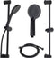 Doucheset - Handdouche 3 functies - Mat Zwart (1 set)