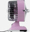 IKOHS Retro Mini USB Tafelventilator - Roze - met Aroma Dispenser