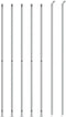 vidaXL - Gaashek - met - flens - 2,2x10 - m - zilverkleurig