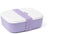 Amuse Lavender Lunchbox 3-in-1 - Brooddoos met Rekker en Sauspotje - Paars - 180 x 150 x 85 mm
