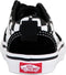 Vans TD Ward Slip-On - Lage sneakers - Dubbel gestikte bovenlaag - Black/True White - Maat 23.5