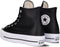 Converse Chuck Taylor All Star Lift Hi Sneakers Dames - Leren Sneaker - Zwart - Maat 36