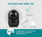 SmartView 360 HD - Babyfoon met Camera - Full HD Nachtzicht Beweeg en Geluidsdetectie - Zwart