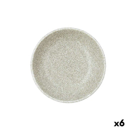 Bidasoa Element - Diep bord - Keramisch Ø 20 cm - Beige (6 Stuks)